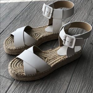 Marc Fisher white wedges